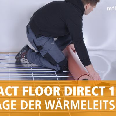 Montage der Wärmeleitschicht COMPACT FLOOR DIRECT 1.5